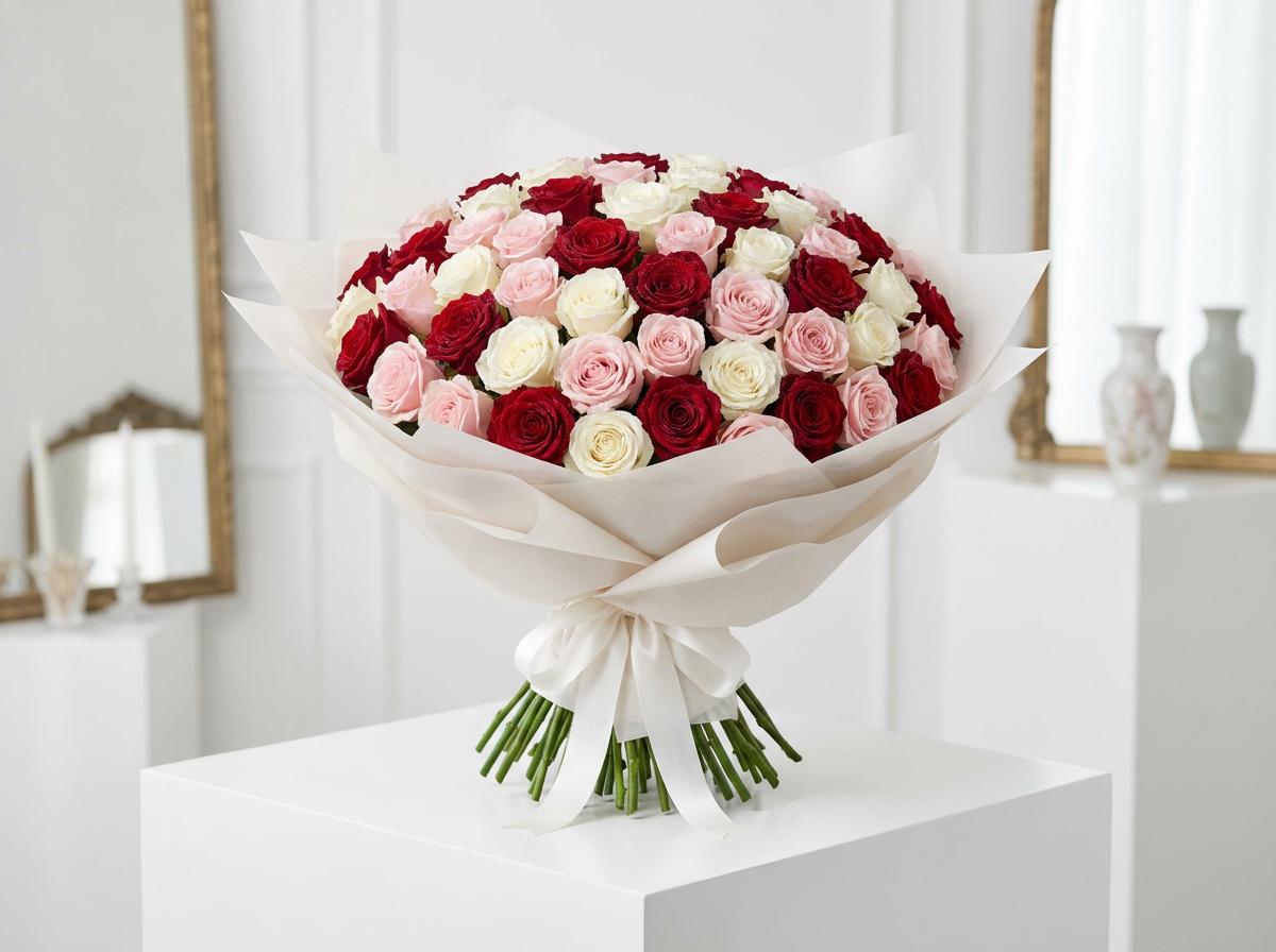 100-rose bouquet