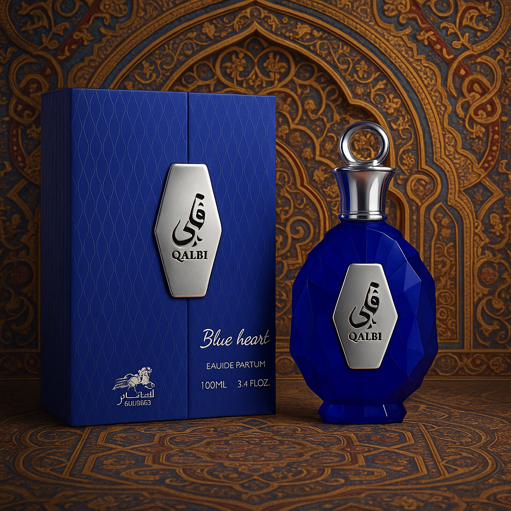 Qalby Blue Heart Parfum 100 ml 3.4 onz