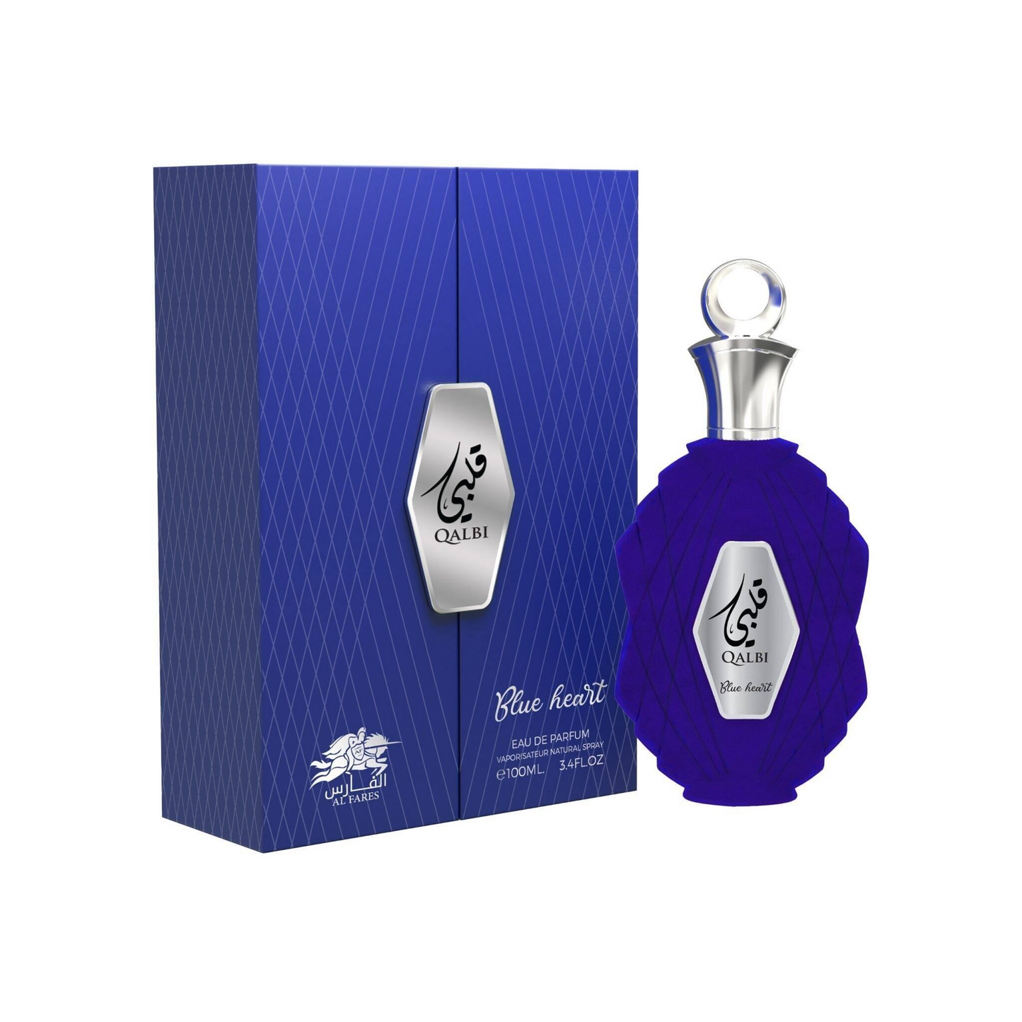Qalby Blue Heart Parfum 100 ml 3.4 onz